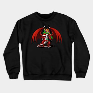 Santa Dragon Crewneck Sweatshirt